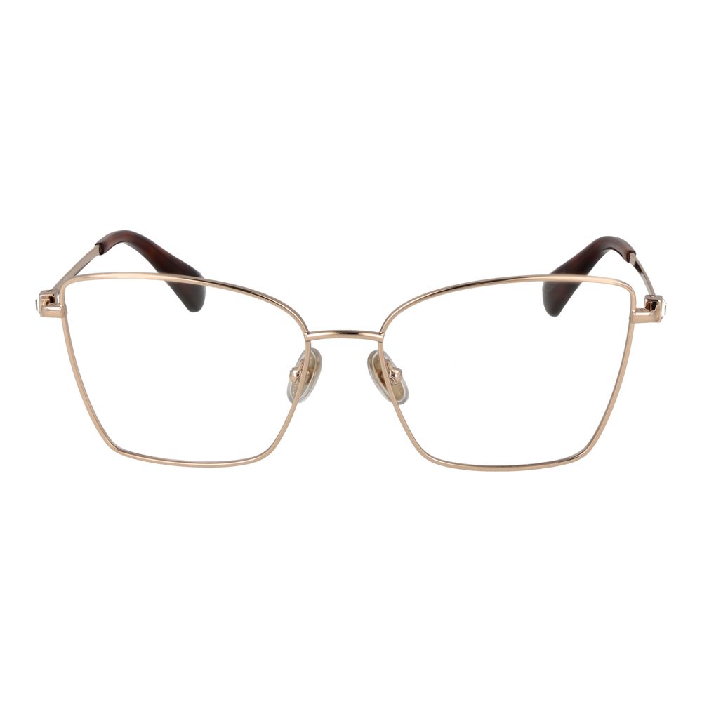 Max Mara Rose Gold Women Optical Frame Glam Steals