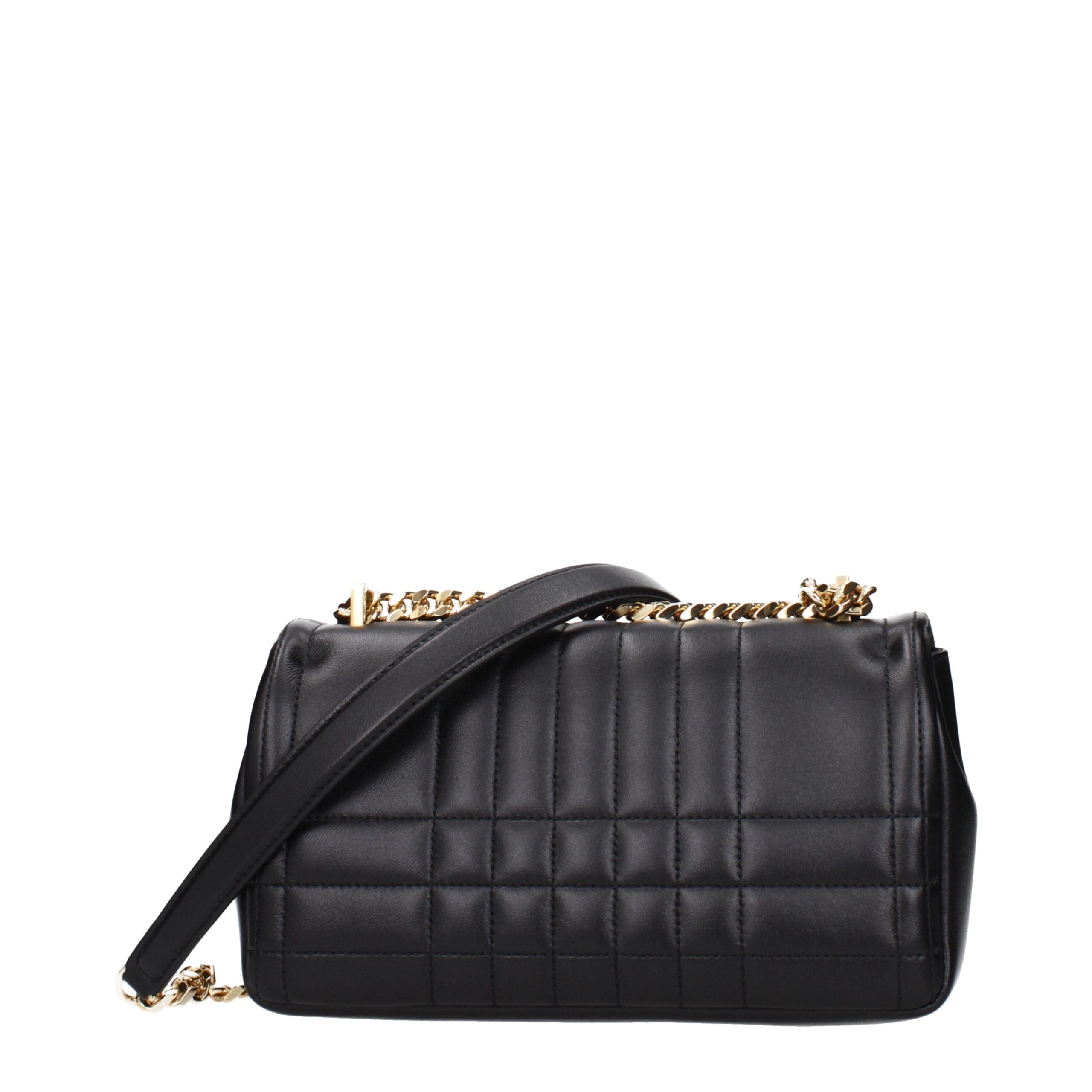 Burberry Black Leather Crossbody Bag