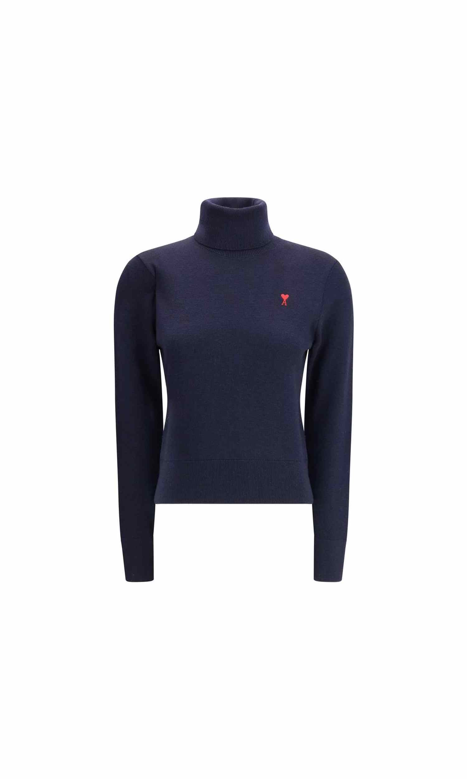Ami Paris De Coeur Turtleneck Sweater Glam Steals