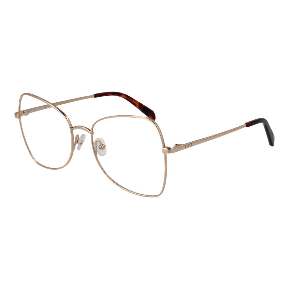 Emilio Pucci Gold Women Optical Frame