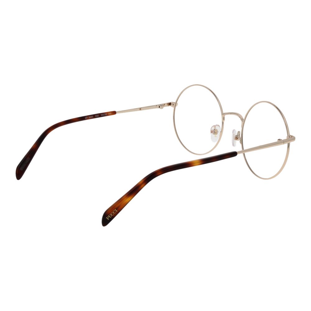 Emilio Pucci Gold Women Optical Frame