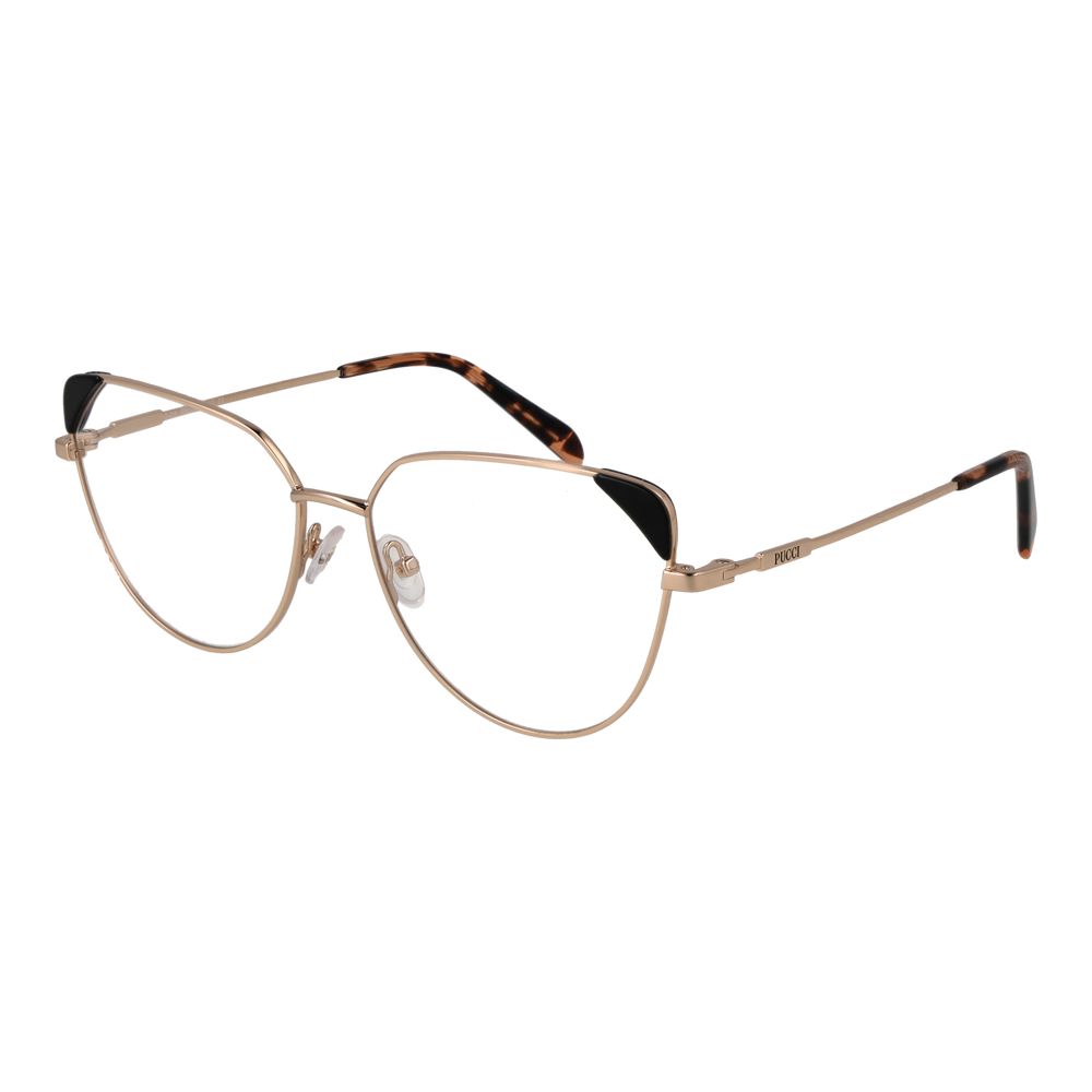 Emilio Pucci Gold Women Optical Frame