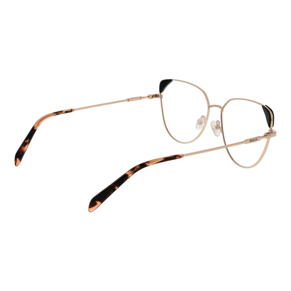 Emilio Pucci Gold Women Optical Frame