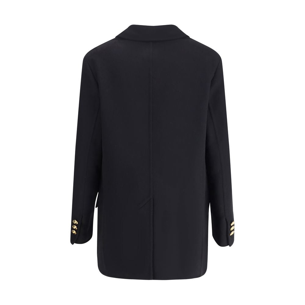Versace Wool and Cachemire Double Breasted Coat
