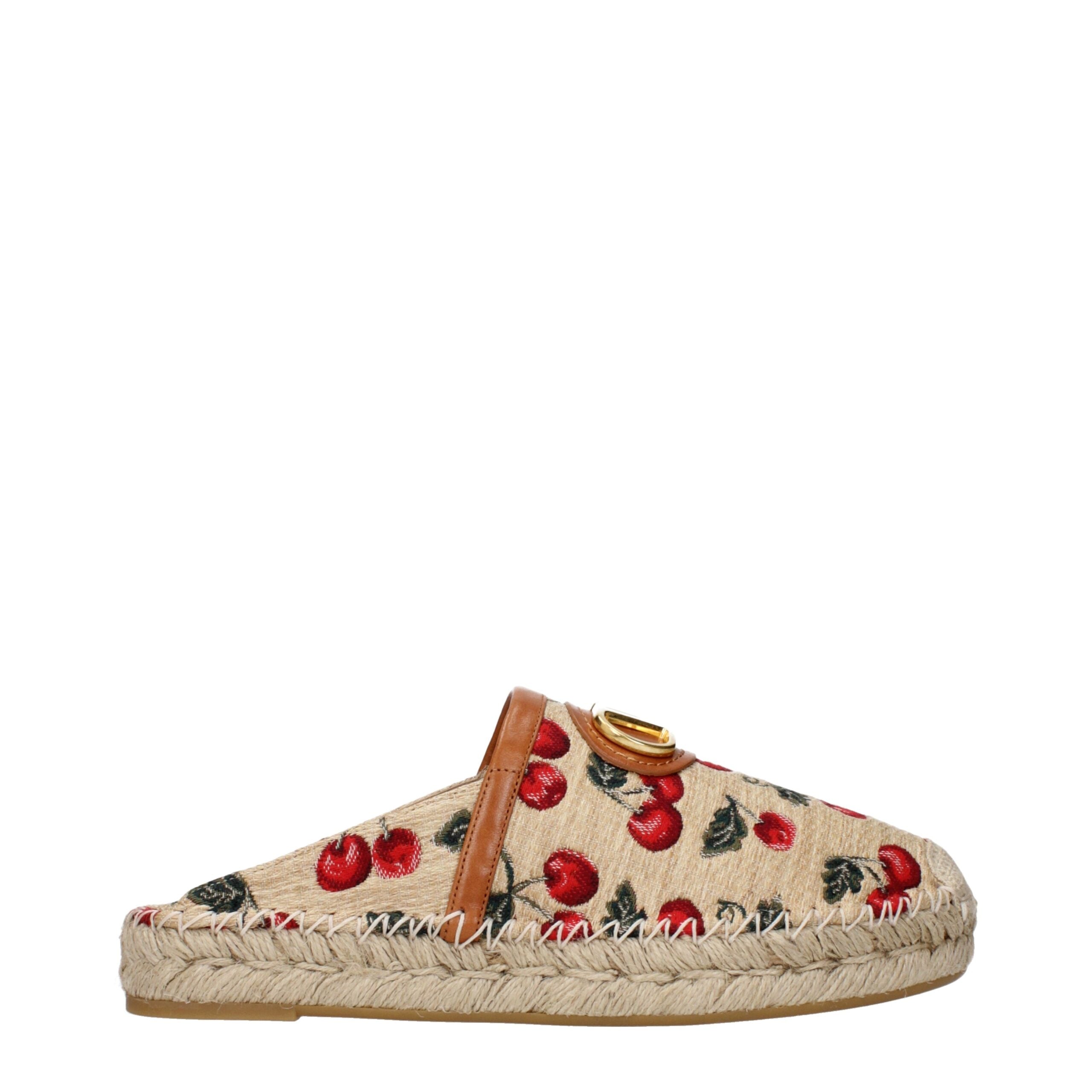 Valentino Beige Garavani Raffia Slippers Sandals Glam Steals