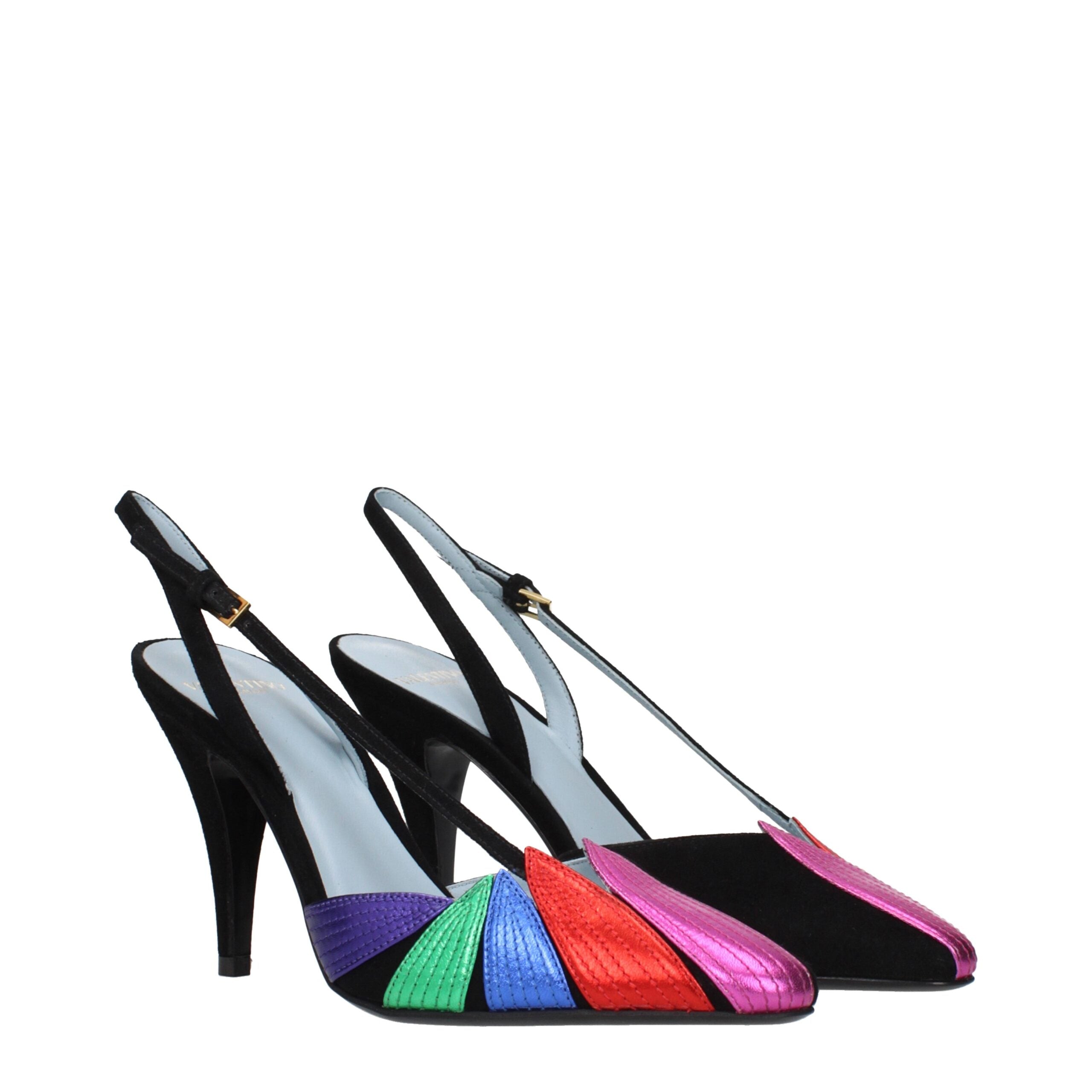 Valentino Black Leather Garavani High Heel Pumps Glam Steals