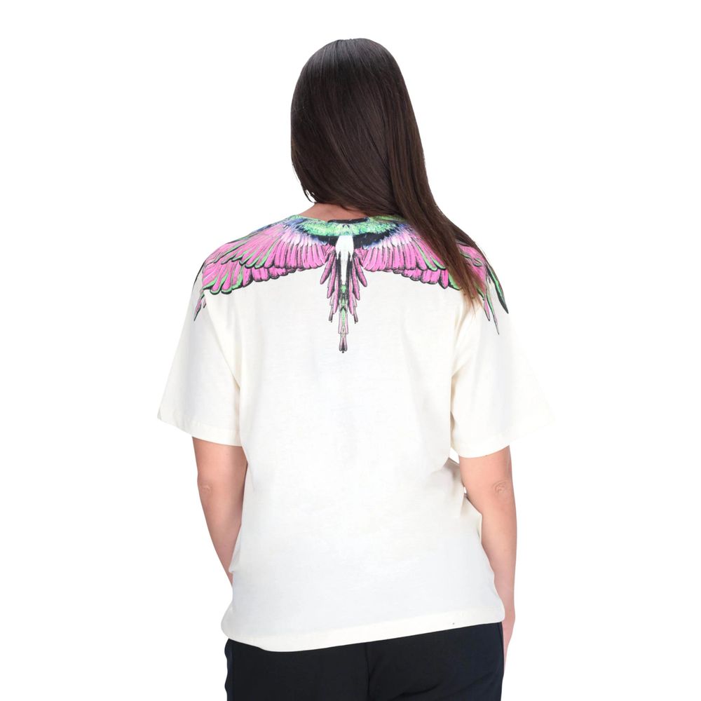 County of Milan White Cotton T-Shirt Glam Steals
