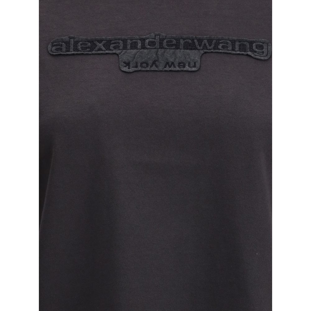 Alexander Wang Cotton T-Shirt with logo Glam Steals