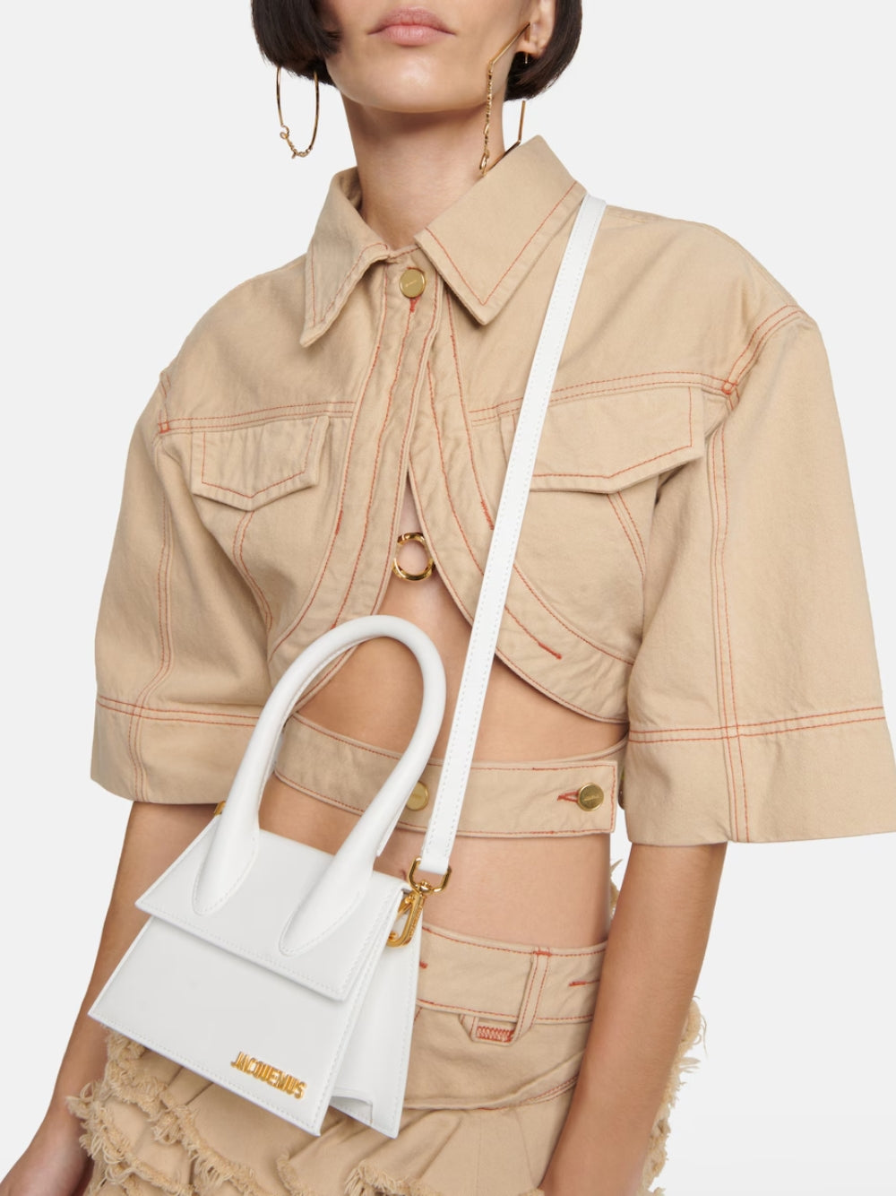 Jacquemus White Le Chiquito Moyen Bag Glam Steals