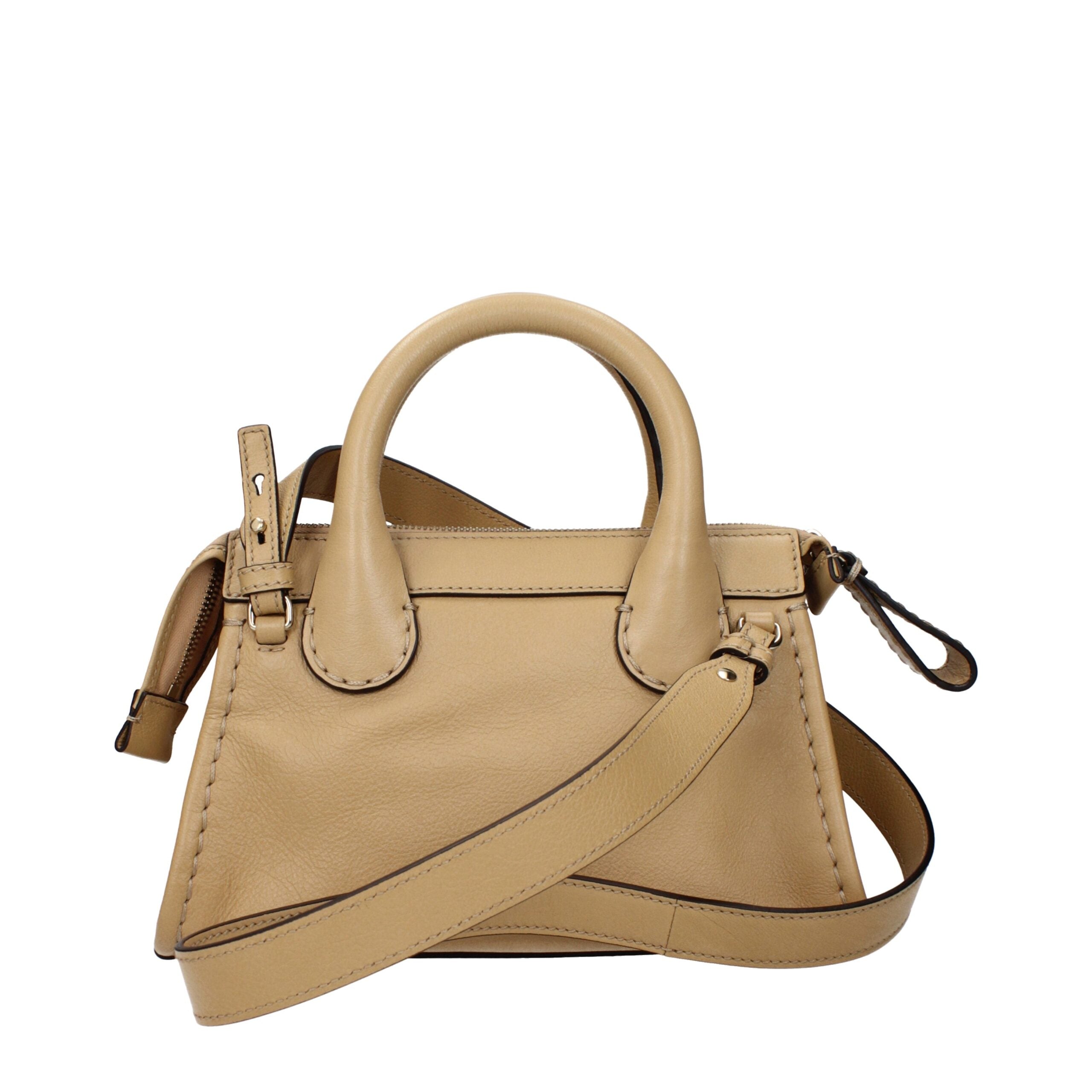 Chloé Beige Leather Handbags Glam Steals