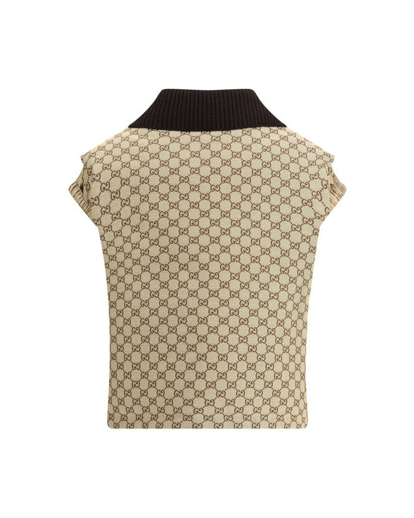 Gucci Bomber Gilet with single front pocket Glam Steals