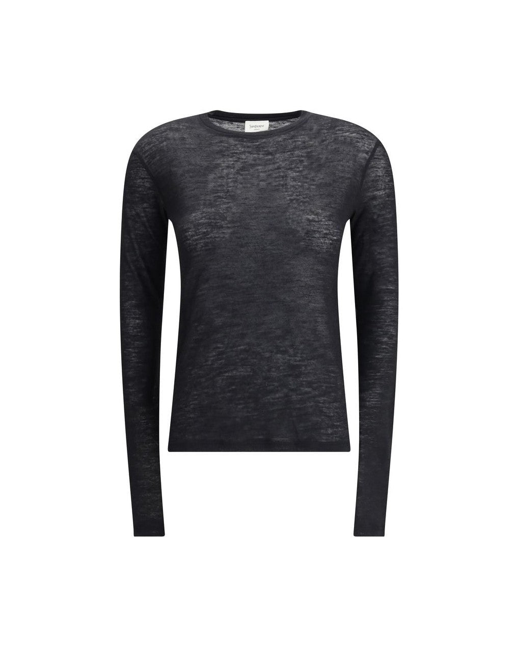 Saint Laurent Short-sleeved T-shirt in Cashmere and Silk