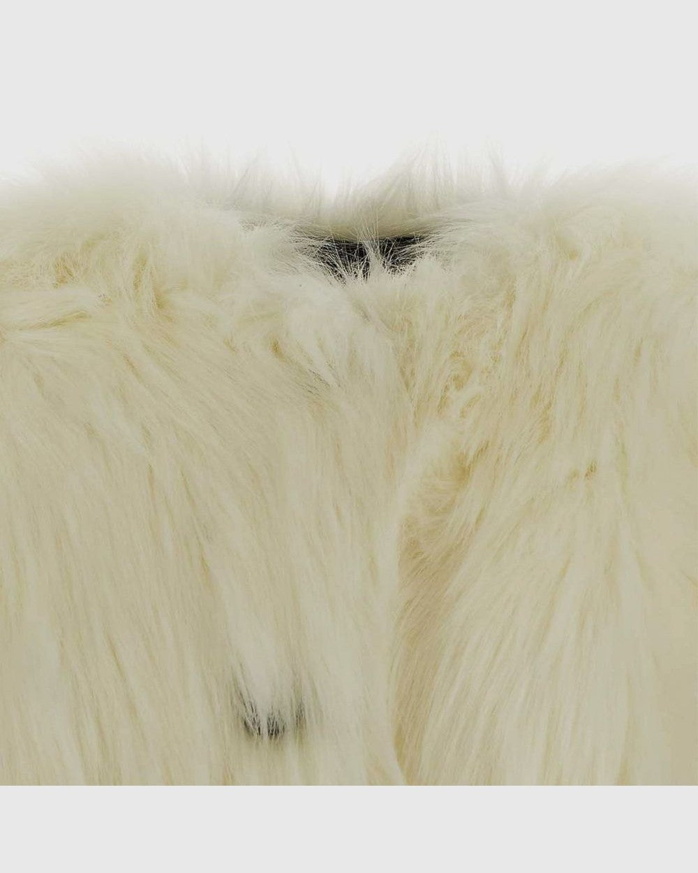 Dolce & Gabbana White Modacrylic Jacket Coat Glam Steals