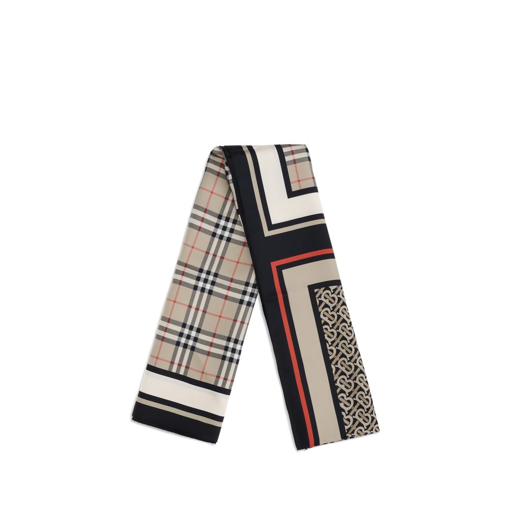 Burberry Silk Print Collage Scarf Glam Steals