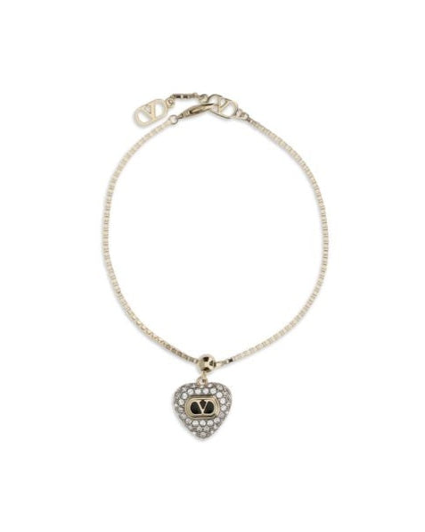 Valentino Garavani Coeur Royal Bracelet with Swarovski Crystals Glam Steals