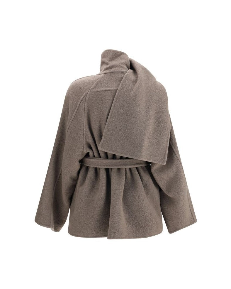 Rick Owens Scarf Flight Jacket Glam Steals