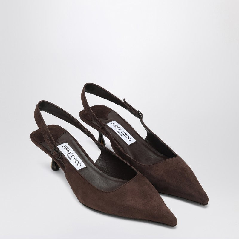 Jimmy Choo Amel 50 Pumps in Chocolate Colour Glam Steals