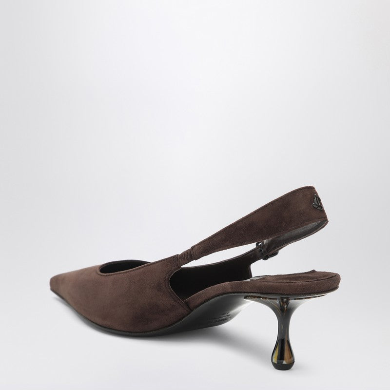 Jimmy Choo Amel 50 Pumps in Chocolate Colour Glam Steals