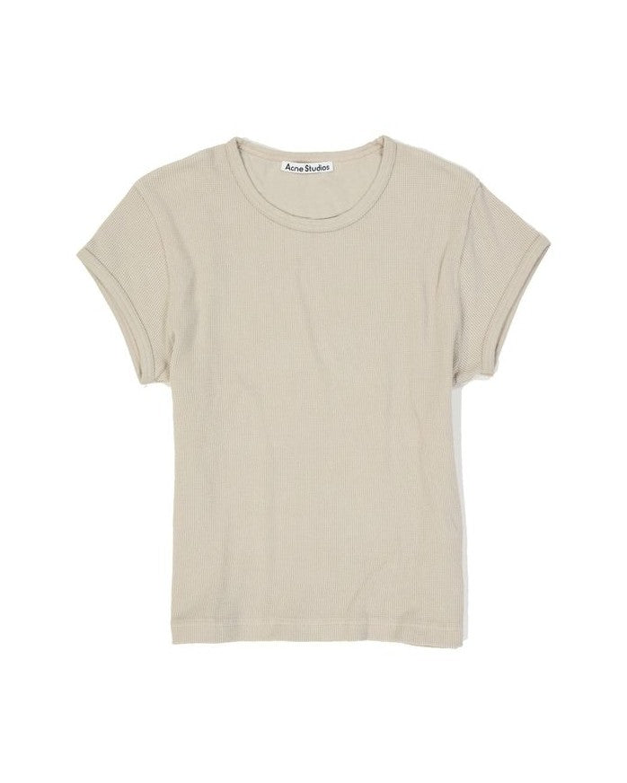 Acne Studios Beige Cotton T-shirt Glam Steals