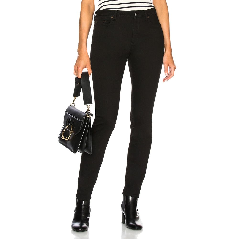 Acne Studios Blå Konst Climb Cotton Denim Jeans Glam Steals