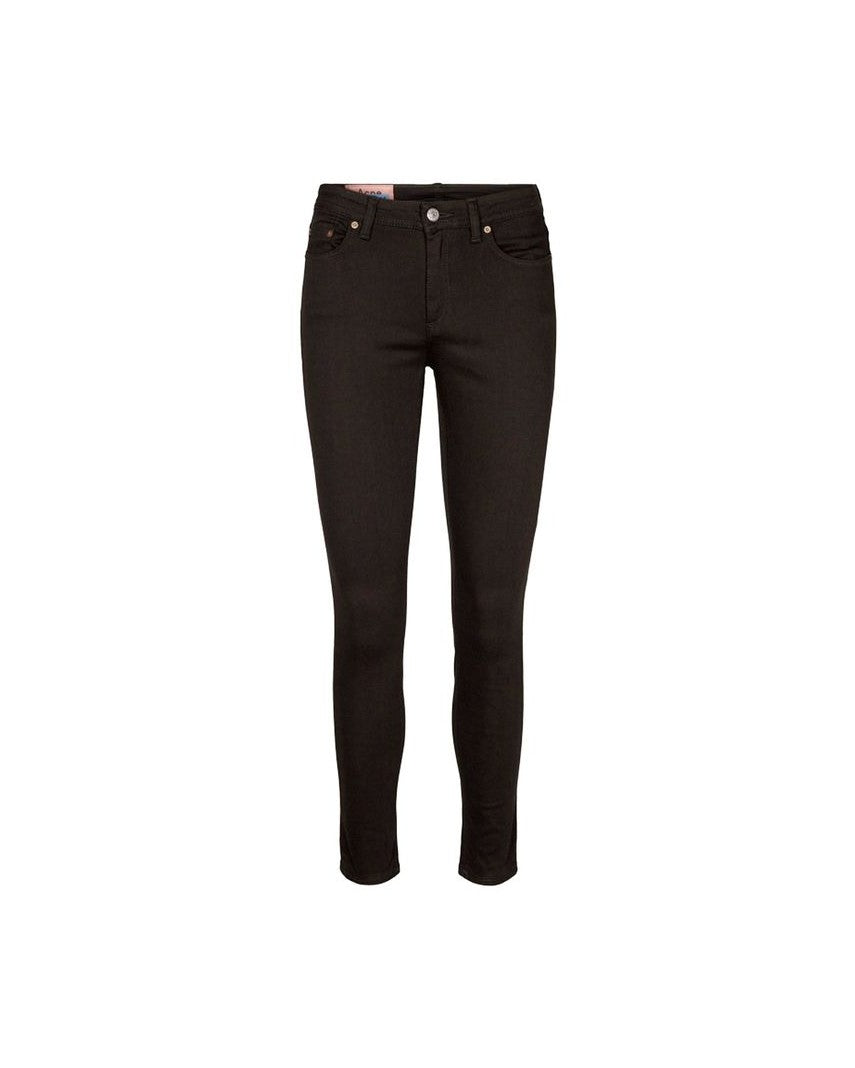 Acne Studios Black Cotton Skinny Jeans Glam Steals