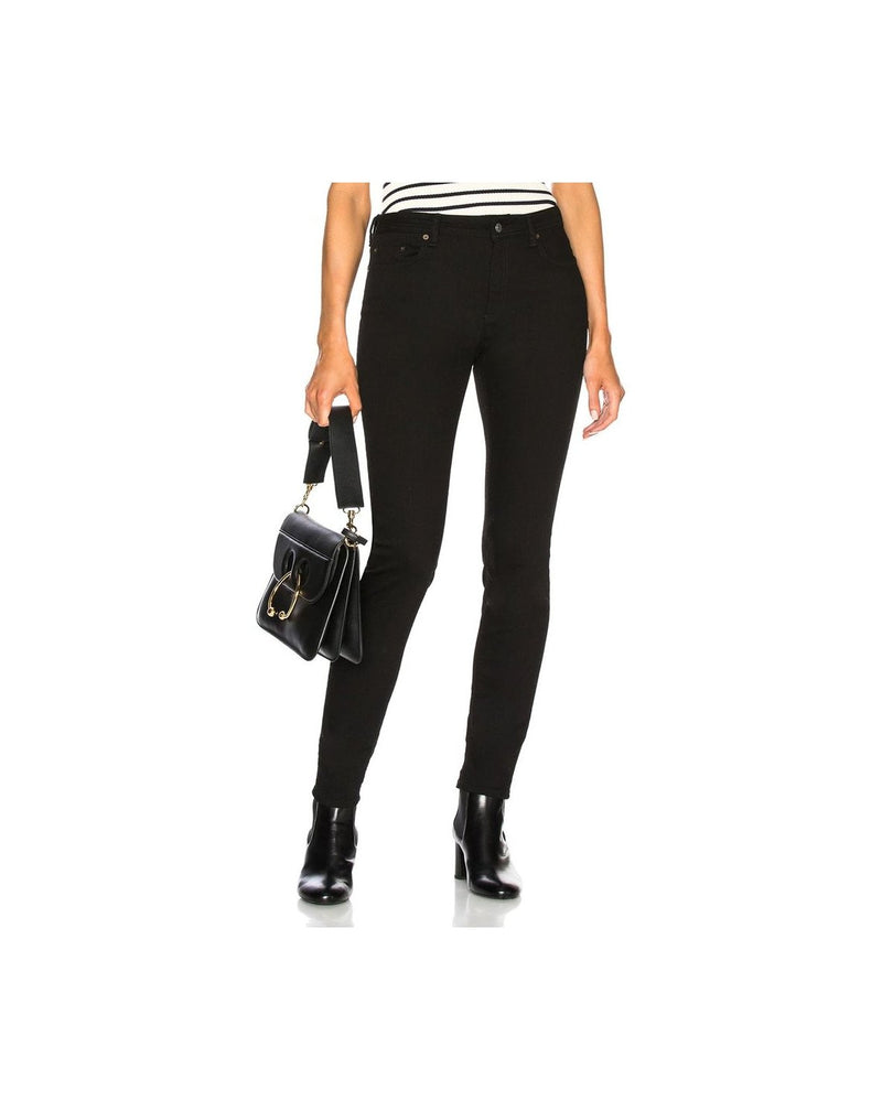 Acne Studios Black Cotton Skinny Jeans Glam Steals
