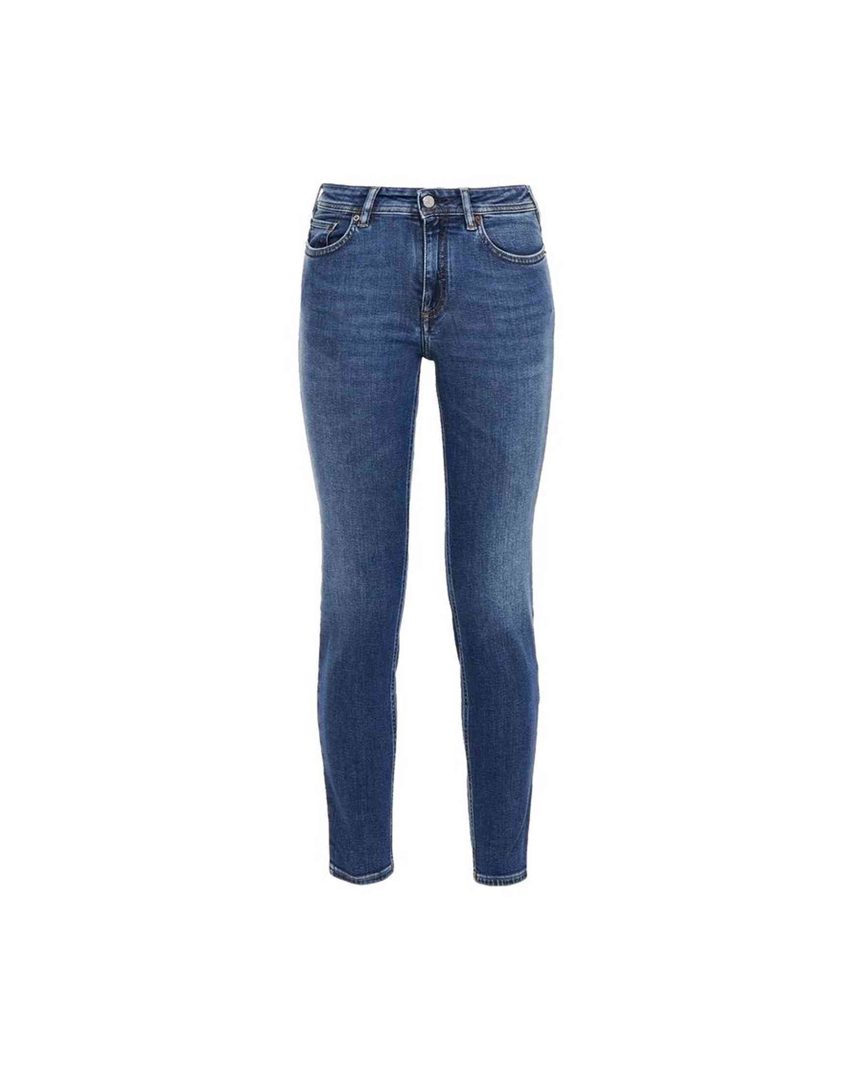 Acne Studios Blue Cotton Blå Konst Climb Mid Denim Jeans Glam Steals