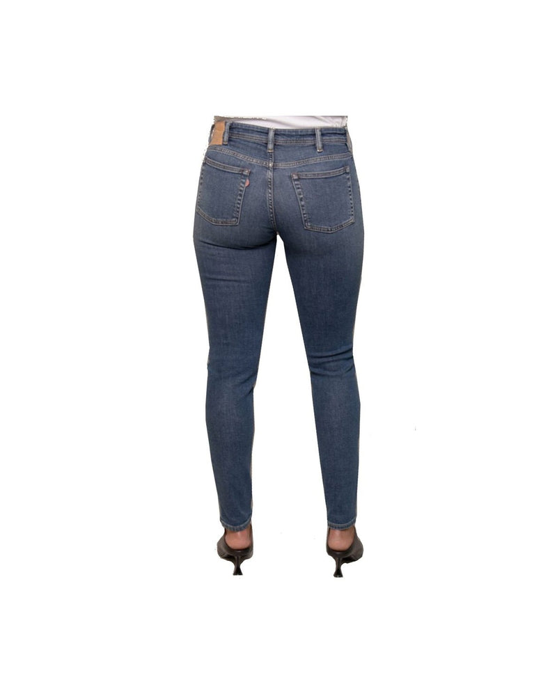 Acne Studios Blue Cotton Skinny Jeans Glam Steals