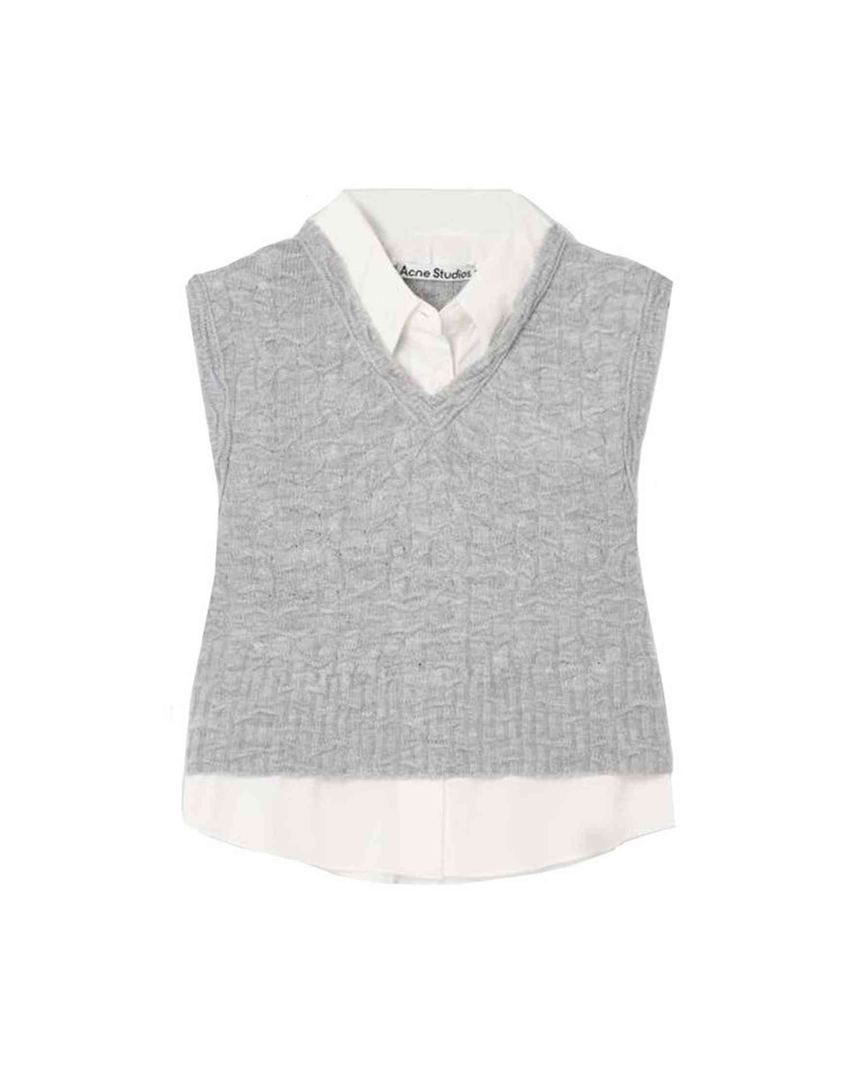 Acne Studios Layered V Neck Vest Glam Steals