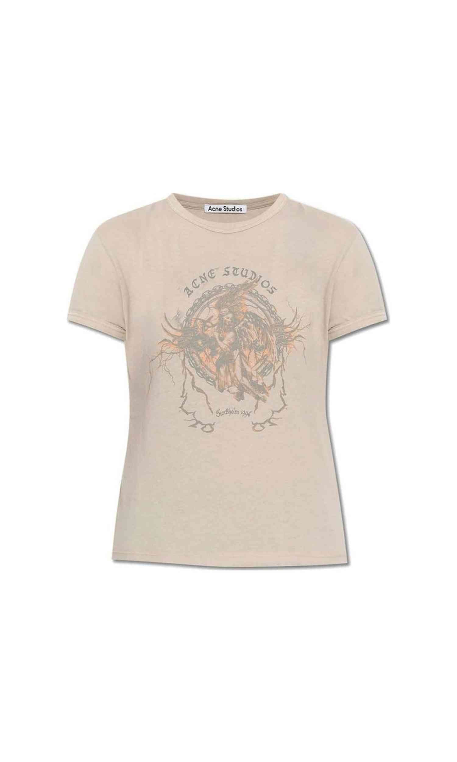 Acne Studios Printed T-Shirt Glam Steals