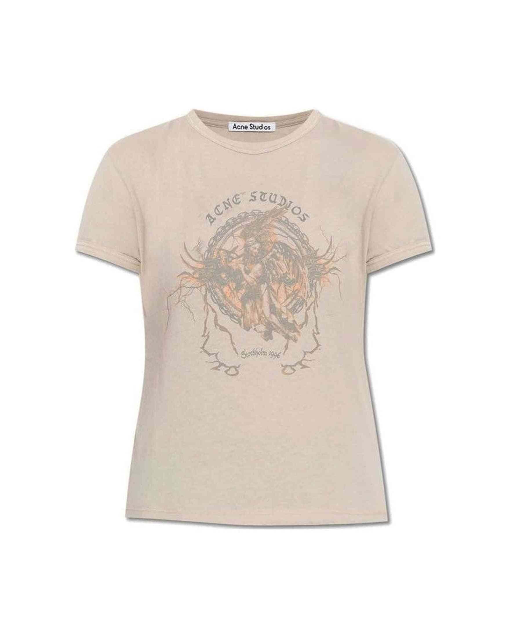 Acne Studios Printed T-Shirt Glam Steals