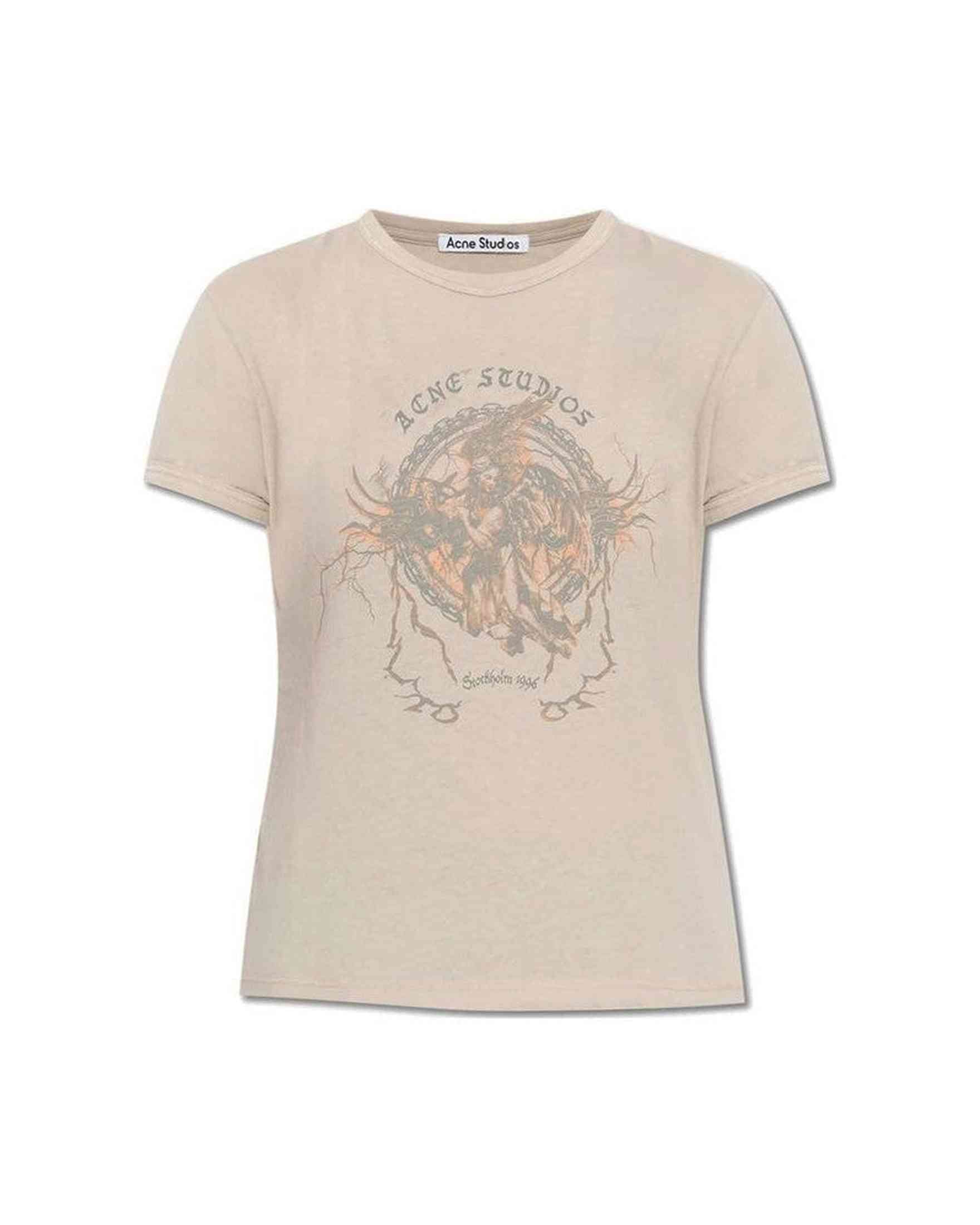 Acne Studios Printed T-Shirt Glam Steals