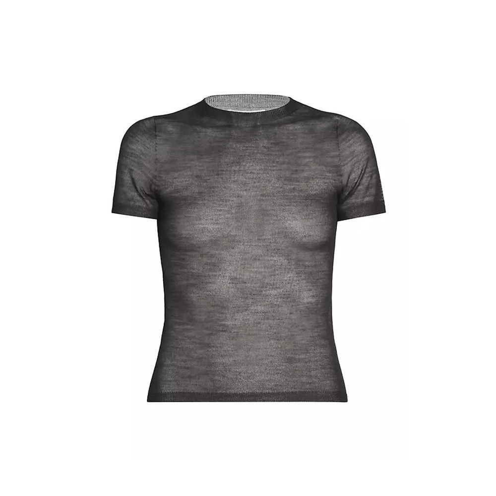 Acne Studios Sheer Knit T-Shirt Glam Steals