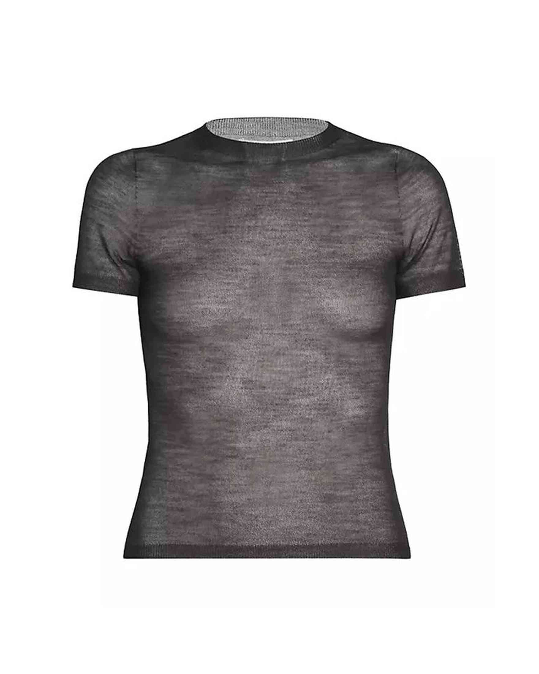 Acne Studios Sheer Knit T-Shirt Glam Steals
