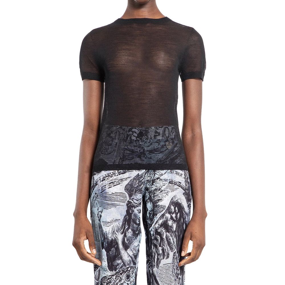 Acne Studios Sheer Knit T-Shirt Glam Steals