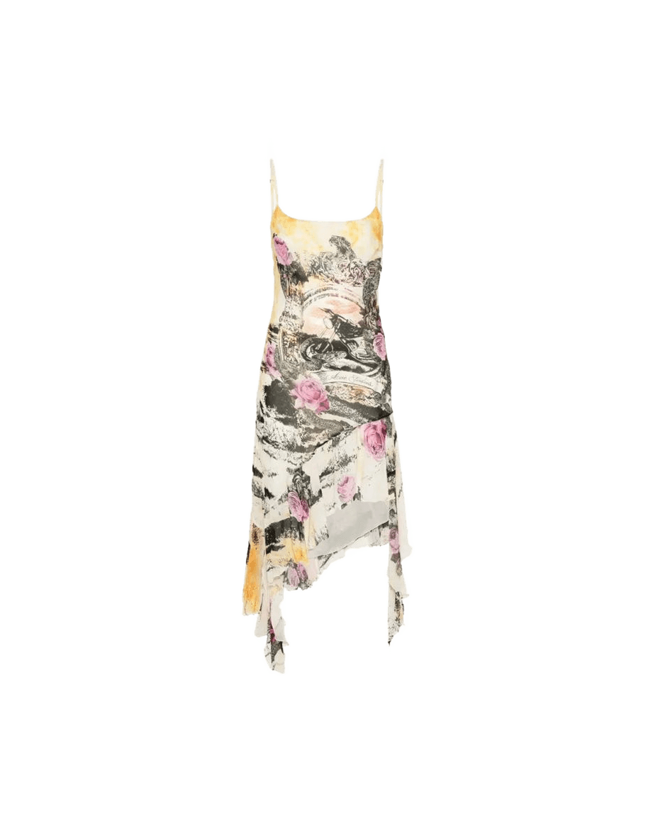 Acne Studios Yellow Viscose Casual Dress