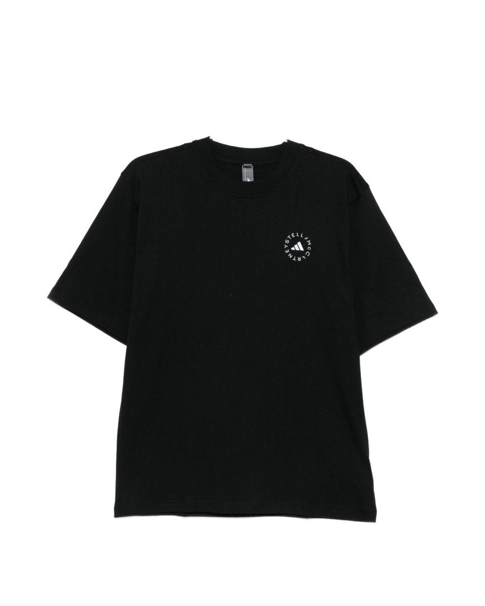 Adidas By Stella Mccartney Black Polo T-shirt Glam Steals