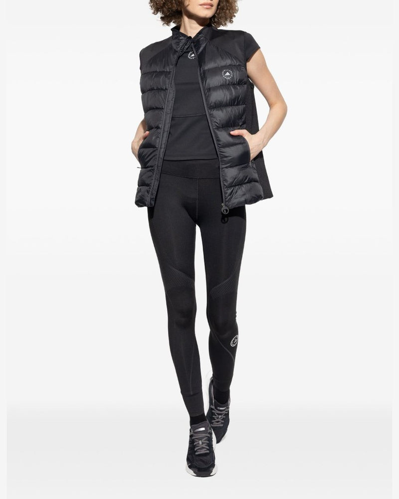 Adidas By Stella Mccartney Black Polo T-shirt Glam Steals