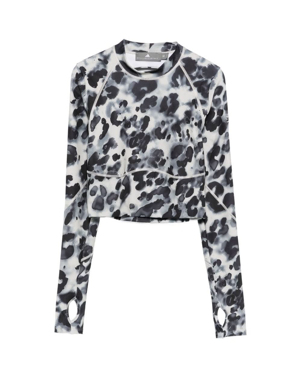 Adidas By Stella Mccartney Black Polo T-shirt Glam Steals