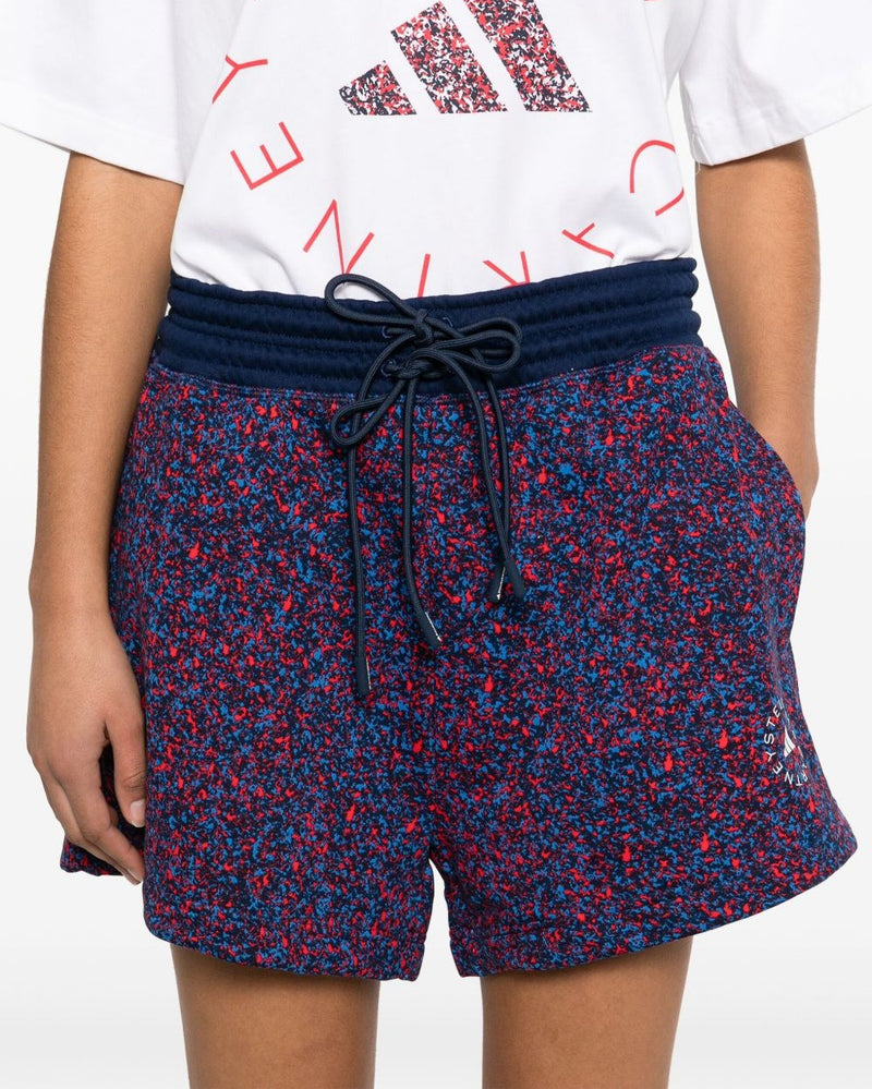 Adidas By Stella Mccartney Cotton Shorts Glam Steals
