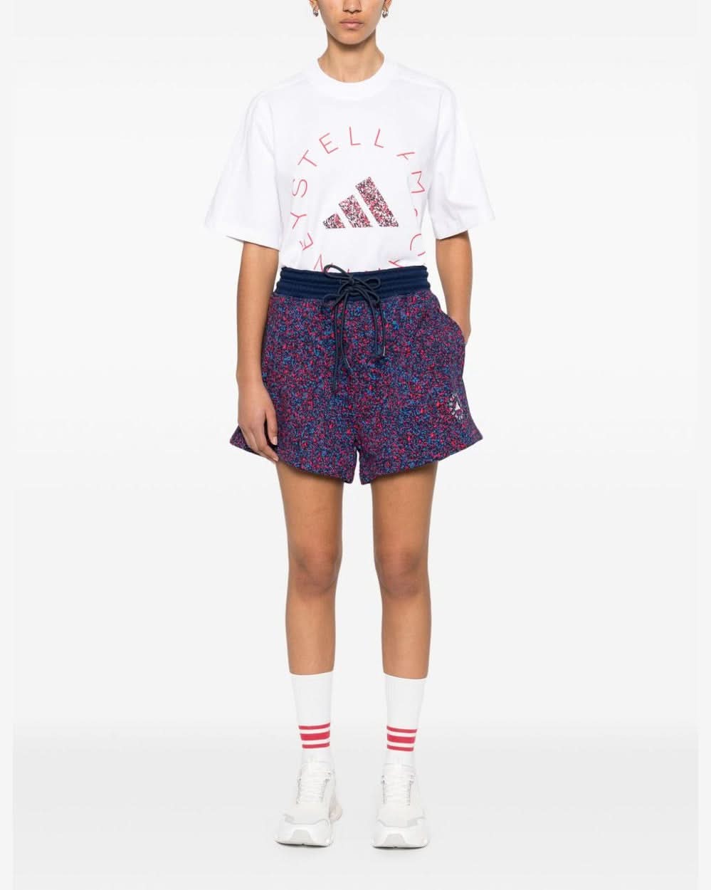 Adidas By Stella Mccartney Cotton Shorts Glam Steals
