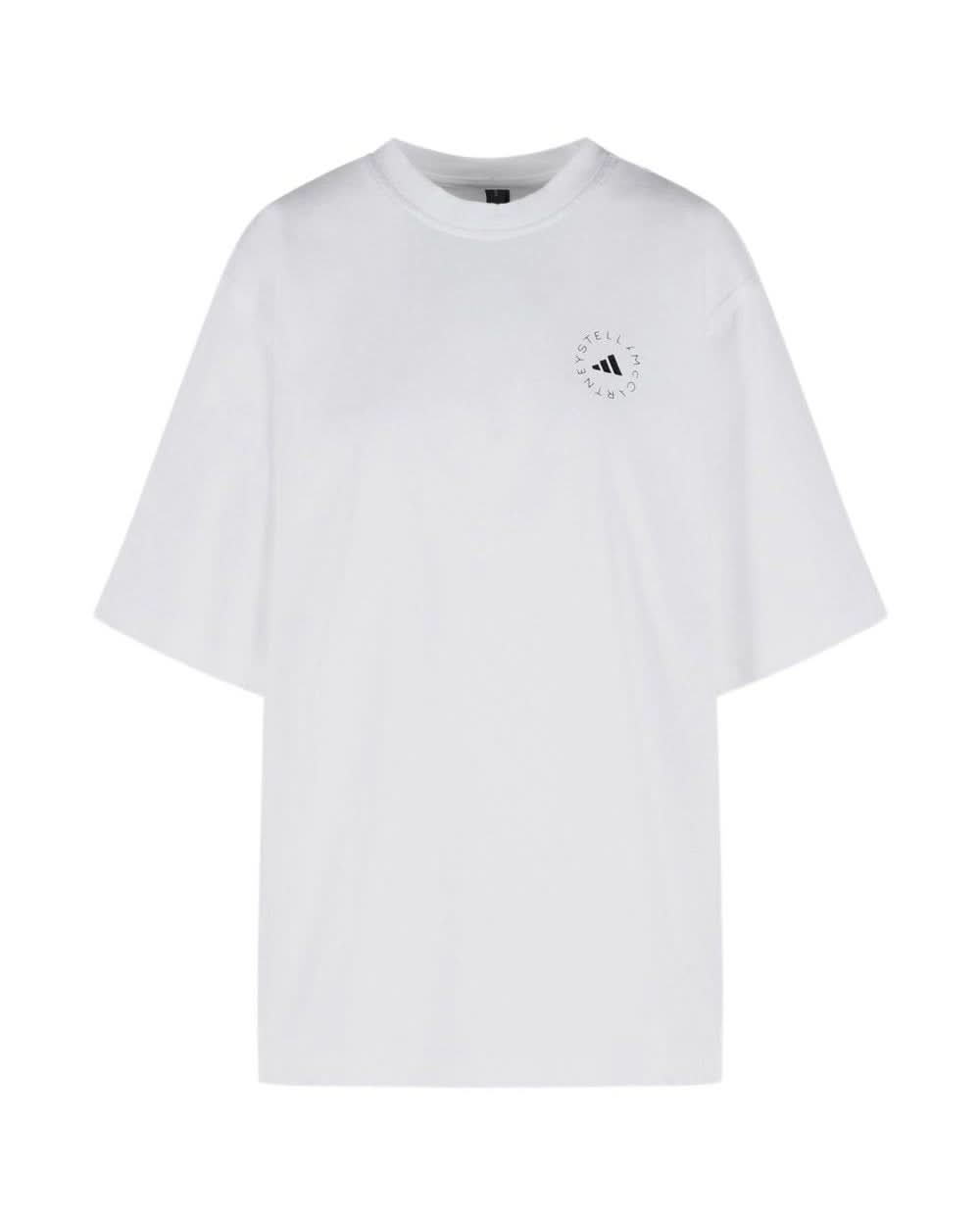 Adidas By Stella Mccartney White Polo T-shirt Glam Steals