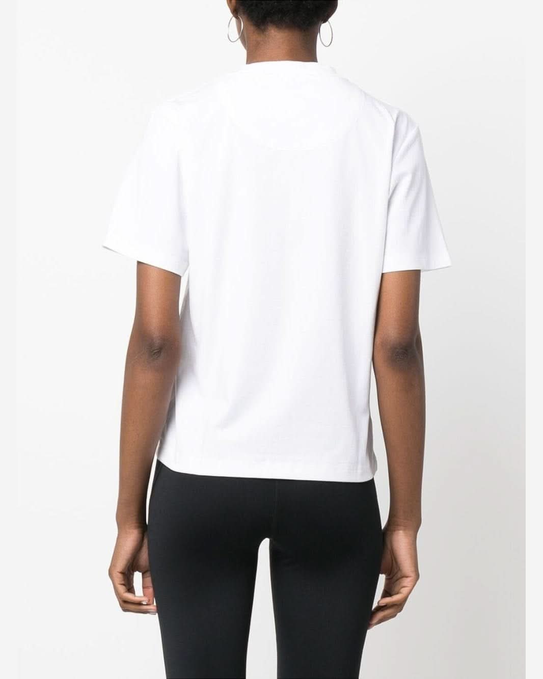 Adidas By Stella Mccartney White Polo T-shirt Glam Steals