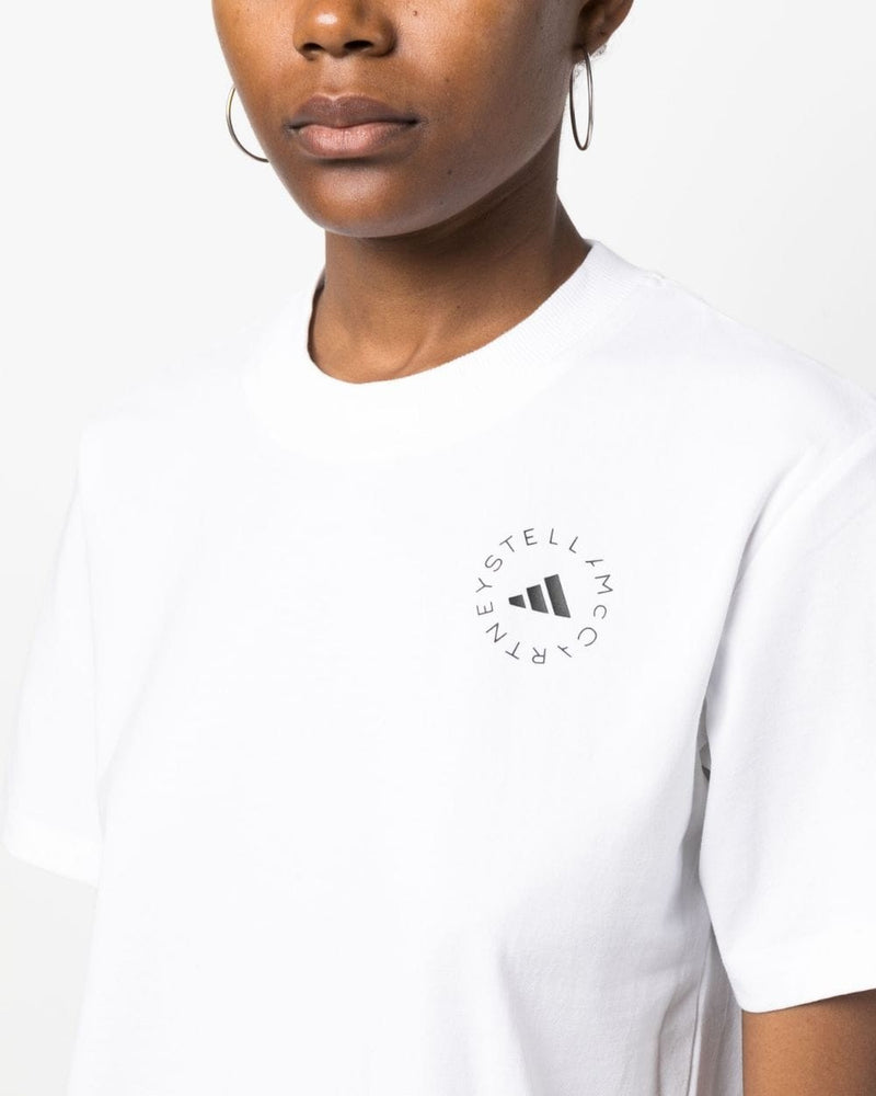 Adidas By Stella Mccartney White Polo T-shirt Glam Steals