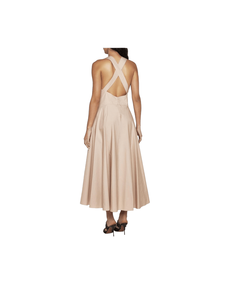 Alaïa Beige Cotton Casual Dress Glam Steals