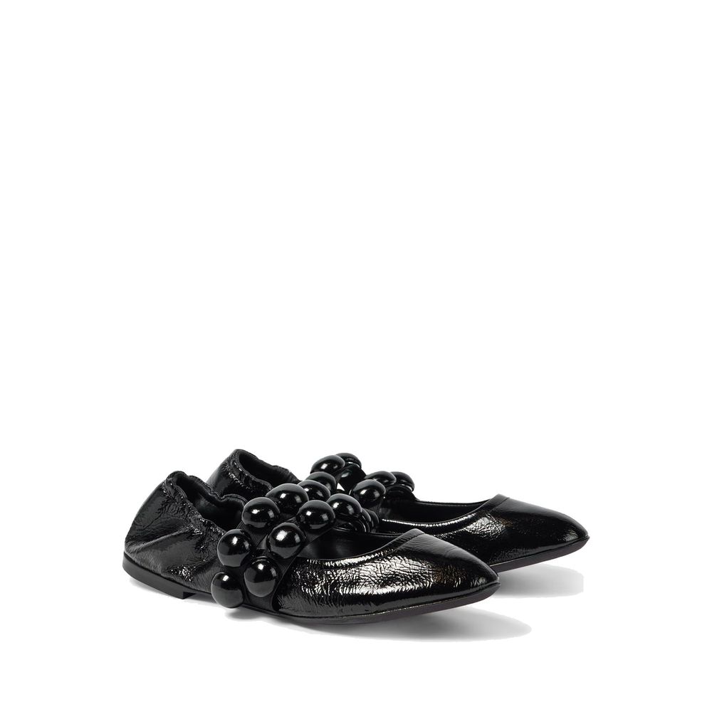 Alaïa Leather Sphere Mary Jane Flats Glam Steals