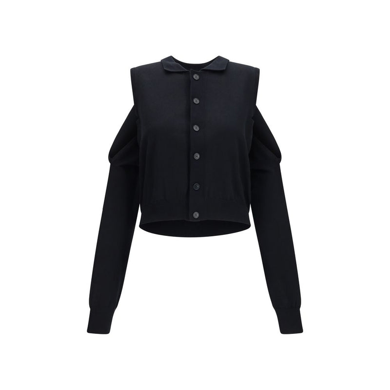 Alainpaul Black Cotton Cardigan Glam Steals