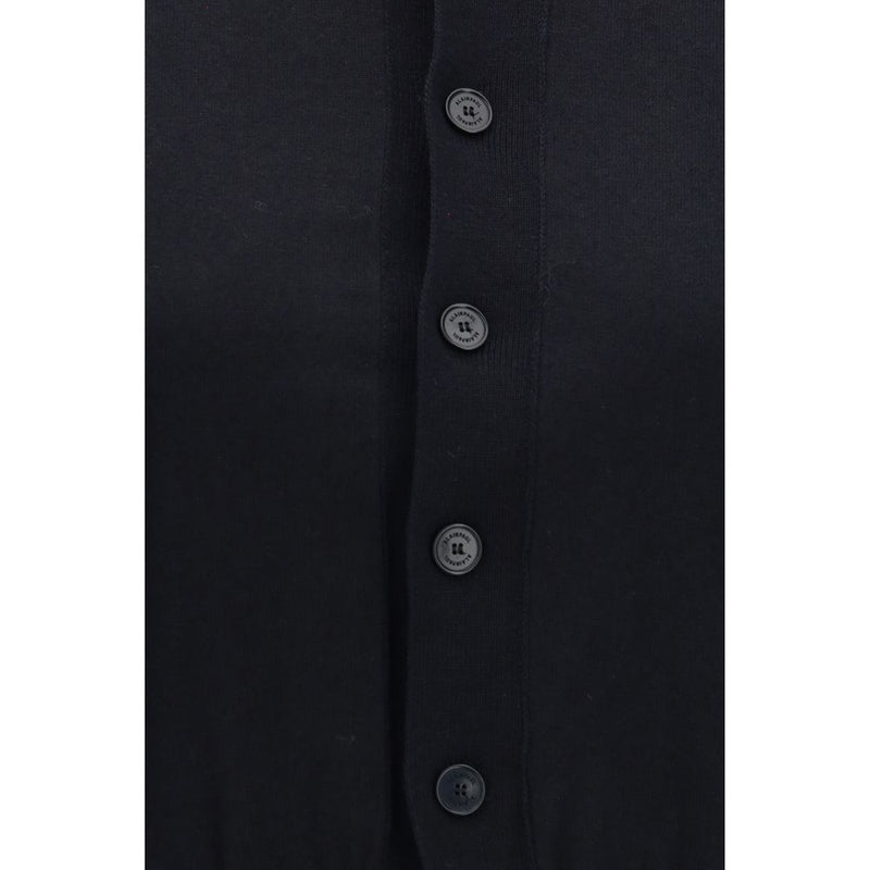 Alainpaul Black Cotton Cardigan Glam Steals