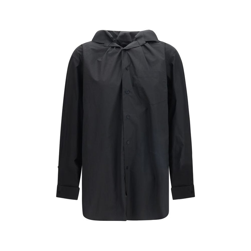 Alainpaul Black Cotton Shirt Glam Steals