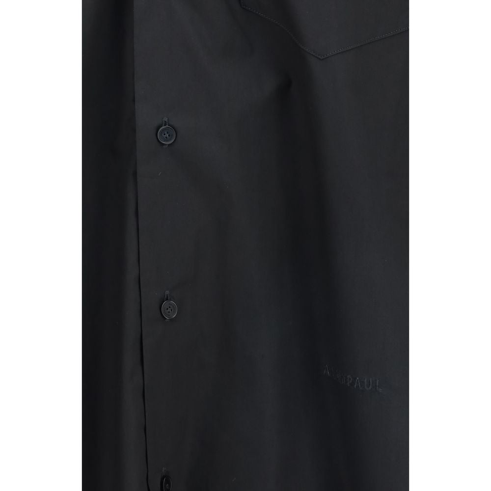 Alainpaul Black Cotton Shirt Glam Steals
